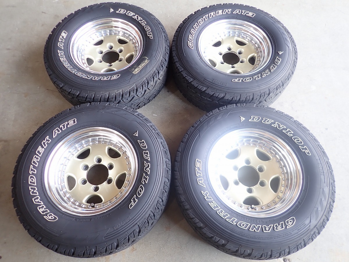 G 235 75r15 6pr Deer Field At3 デリカスペースギア ハイエースリフトアップ 夏タイセット 15 7j 139 7 6h Et 13 15インチ 売買されたオークション情報 Yahooの商品情報をアーカイブ公開 オークファン Aucfan Com