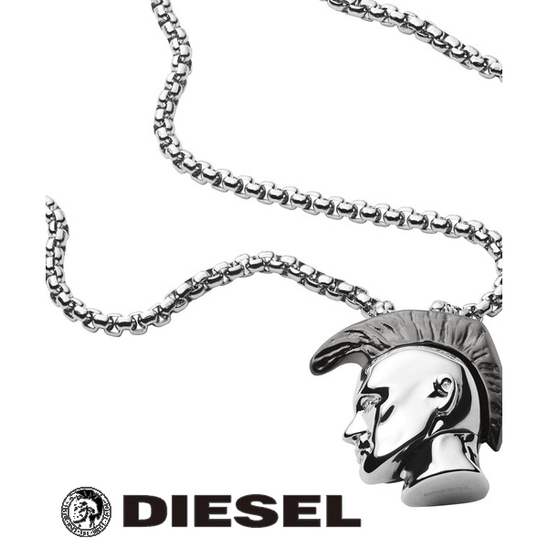 正規品 Dieselディーゼルネックレスメンズレディースユニセックスシルバーロックカジュアルチャームおしゃれプレゼントギフト シルバー 売買されたオークション情報 Yahooの商品情報をアーカイブ公開 オークファン Aucfan Com