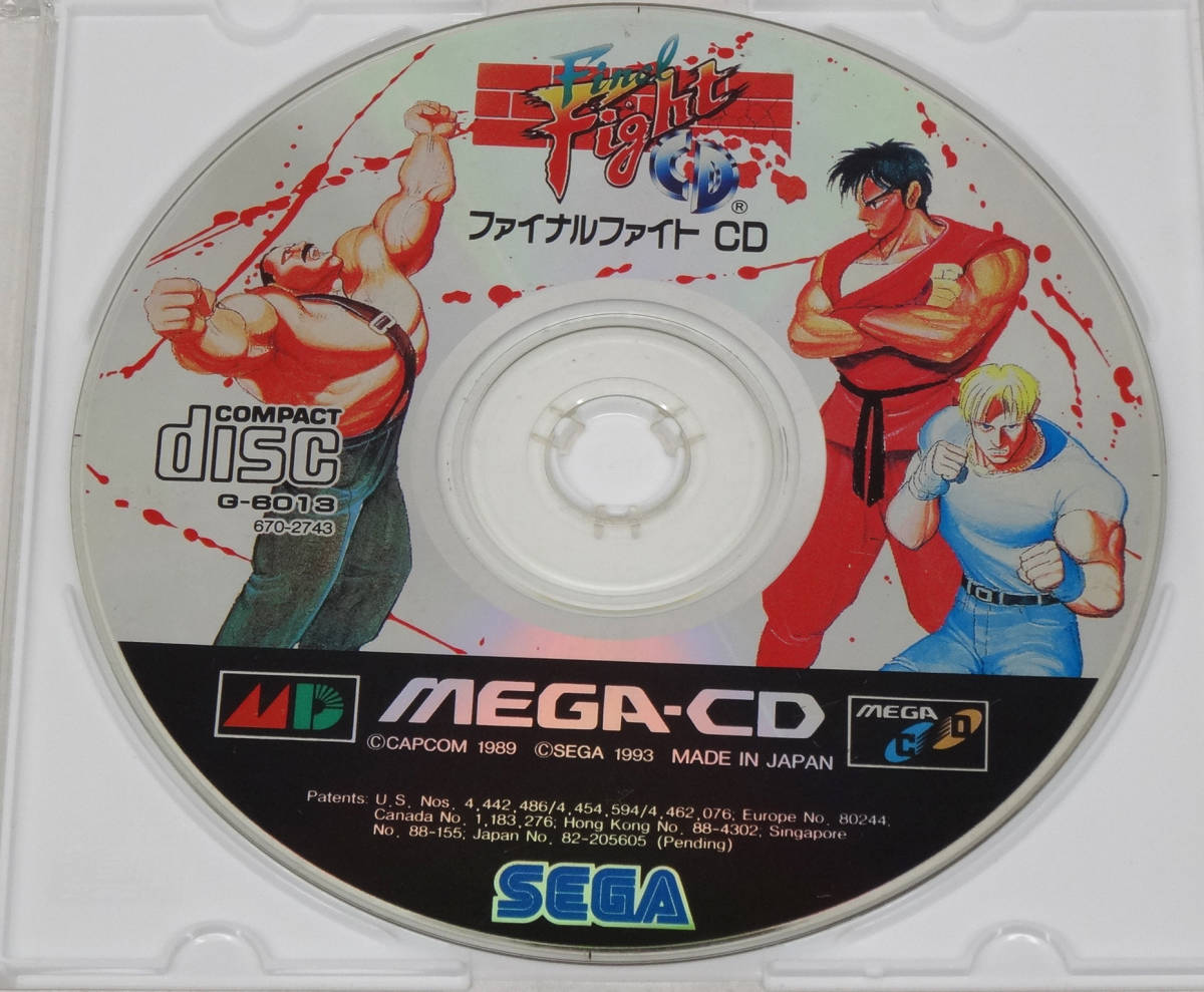 メガcd メガドライブ ファイナルファイトcd ゲームディスクのみ アクション 売買されたオークション情報 Yahooの商品情報をアーカイブ公開 オークファン Aucfan Com