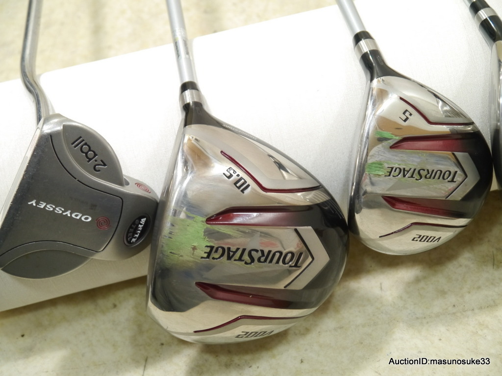 14.ゴルフ クラブ セット男性用メンズ/パター以外ツアーステージTourStageバッグ オデッセイ/ドライバーJapanウッドGolfアイアンSetパター_6