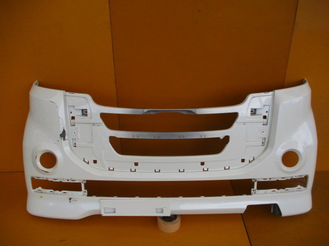 スペーシアカスタムZ(MK42S)用!純正フロントバンパー パール(ZVH) 71711-65R70