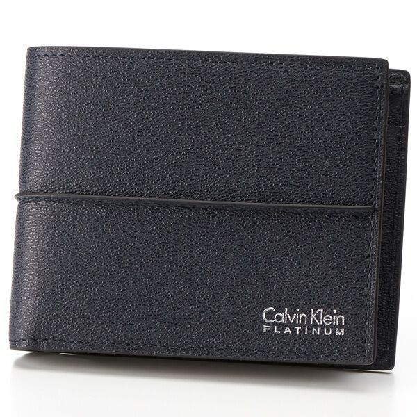 【数量限定，品質保証】 QQ821 カルバンクライン 定価15400円 黒 山羊革 ゴートスキン二つ折り財布 BOX型 箱付き 819603 Calvin Klein ミニ財布(二つ折り財布（小銭入れあり）)｜売買されたオークション情報、yahooの商品情報 二つ折り財布（小銭入れあり）
