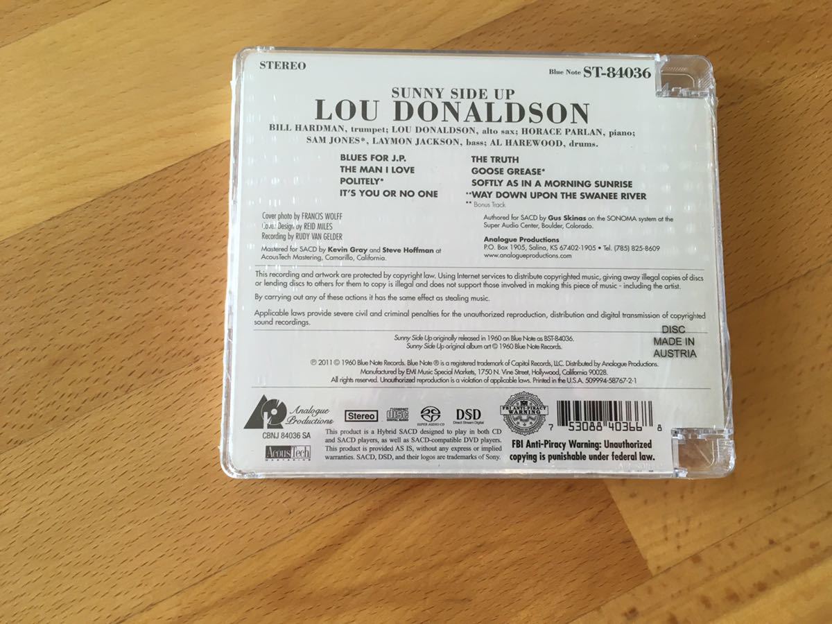 Sunny Side Up Lou Donaldson .com Music | Donaldson, ⁄ – Releases 