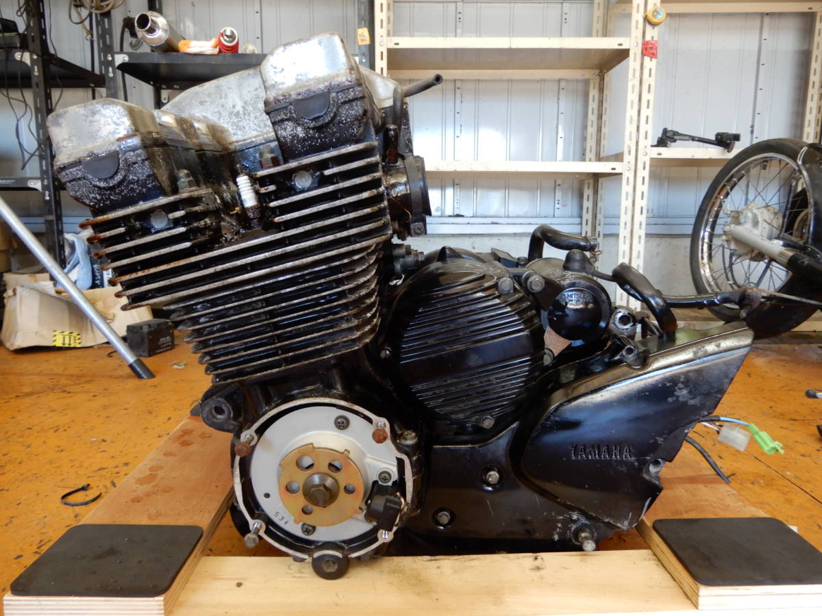 XJR400 4hm エンジン クランキングOK 0032 4HM XJR400 直接引取り希望