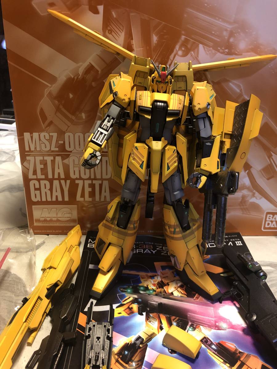 Mg ゼータガンダム3号機b型 グレイゼータ 塗装完成品 完成品 売買されたオークション情報 Yahooの商品情報をアーカイブ公開 オークファン Aucfan Com