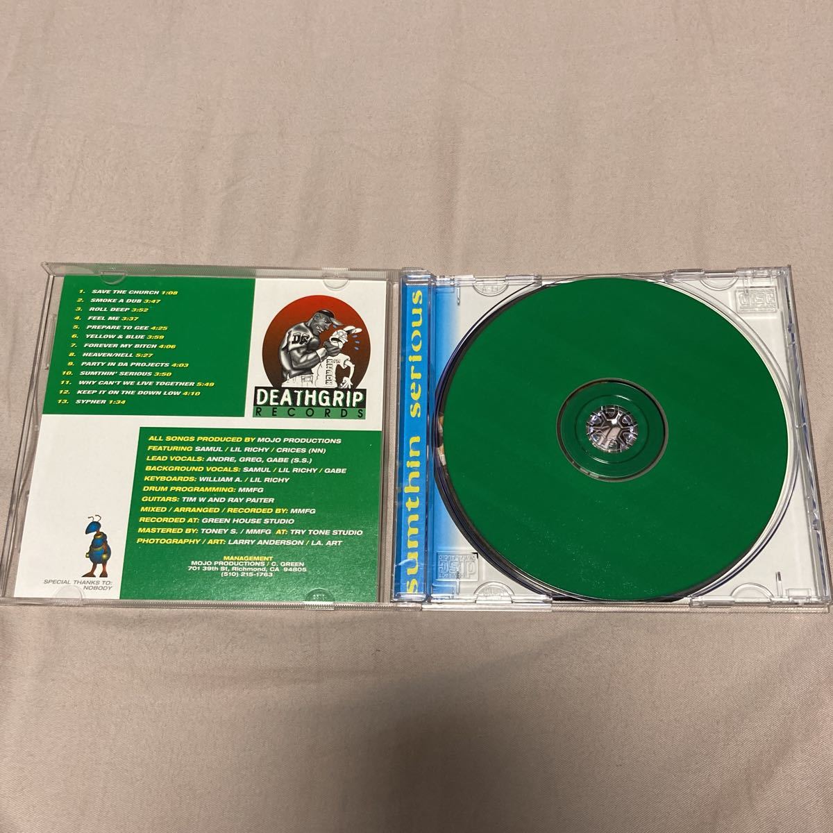 G-RAP SERIOUS G RAP) SUMTHIN' オリジナル盤 OG - RAP GANGSTA CD G