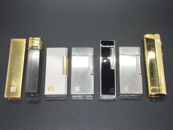 H1-1 ライター ジバンシー GIVENCHY ガスライター 7個セット ターボ