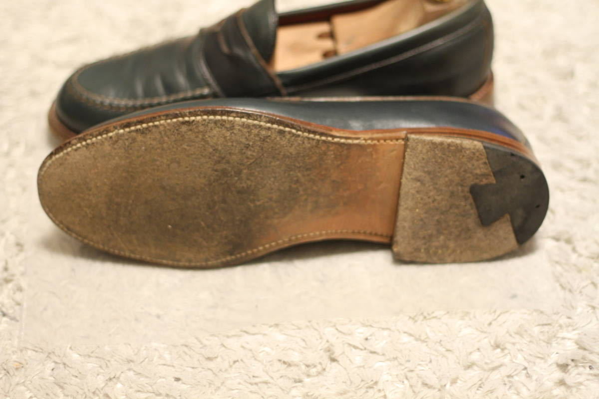 美品/別注品】ALDEN M4207 ネイビー クロムエクセル ローファー 8.5D 