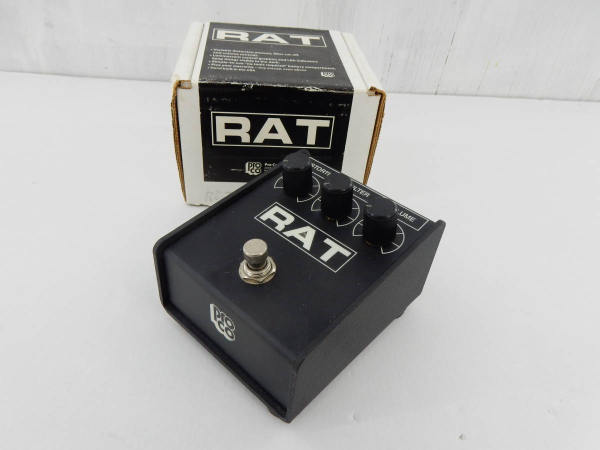 RAT2 値下げしません ProCo RAT2 USA製 LM308N 銀ネジ 1992年製