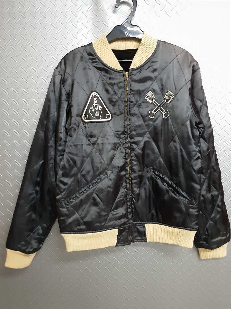 WESTRIDE リバーシブル スカジャン ブルゾン アメカジバイカースタイルWEST RIDEウエストライドベロア×キルティング