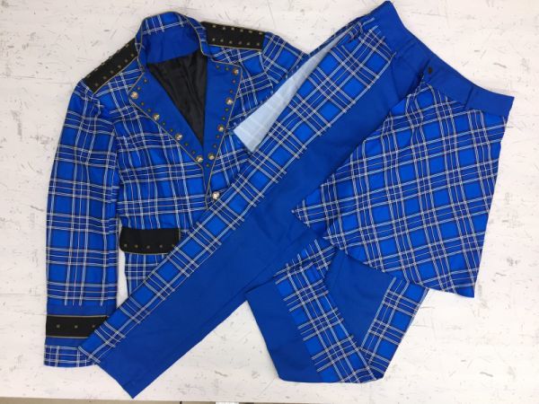 Hey Say Jump ヘイセイジャンプ Jumping Car ライブ 衣装 コスプレ 伊野尾慧 Kei チェック 上下セットアップ まとめて 福袋 メンズ 青 Hey Say Jump 売買されたオークション情報 Yahooの商品情報をアーカイブ公開 オークファン Aucfan Com