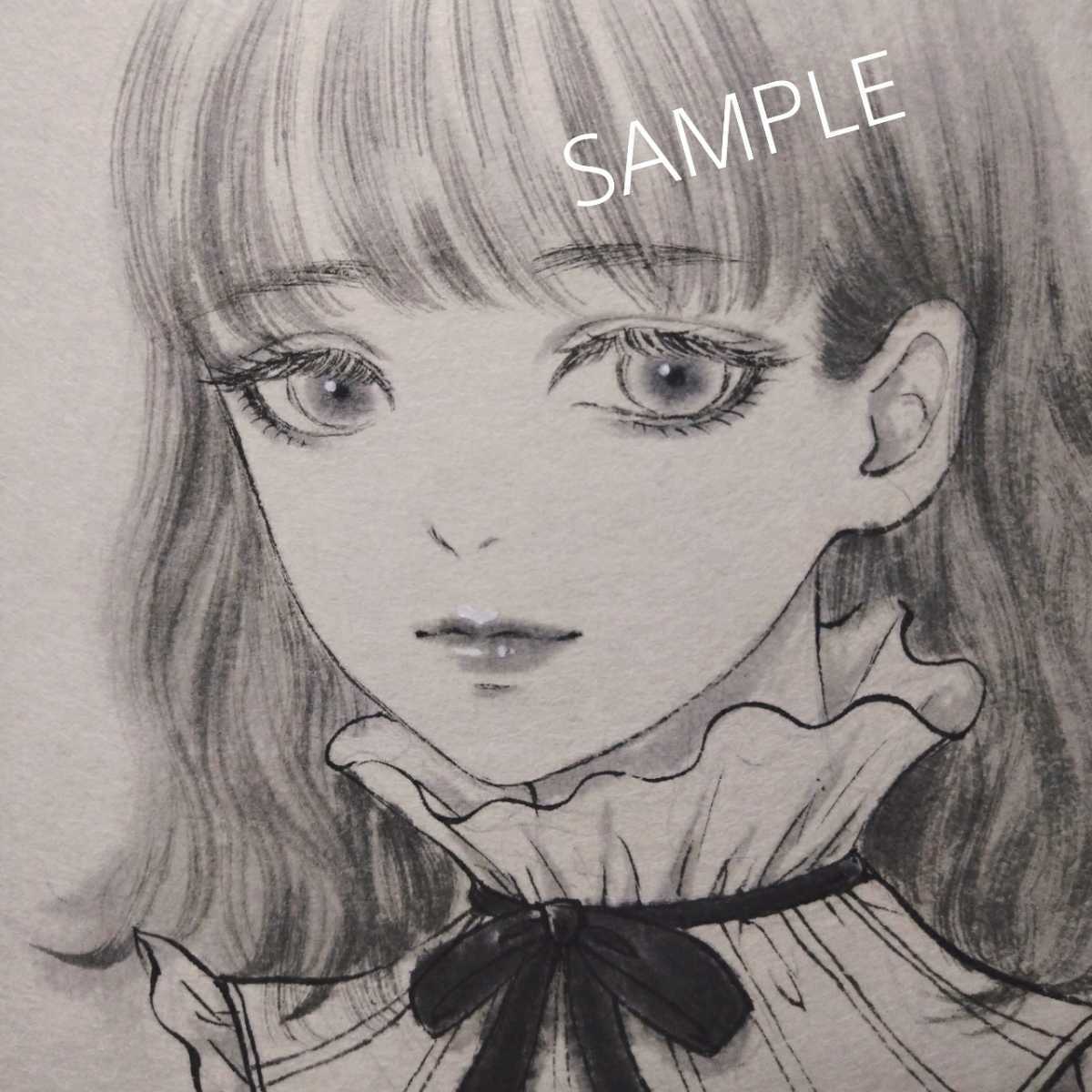 肉筆原画 墨絵 水墨画 手描きイラスト 美人画 水墨画 売買されたオークション情報 Yahooの商品情報をアーカイブ公開 オークファン Aucfan Com