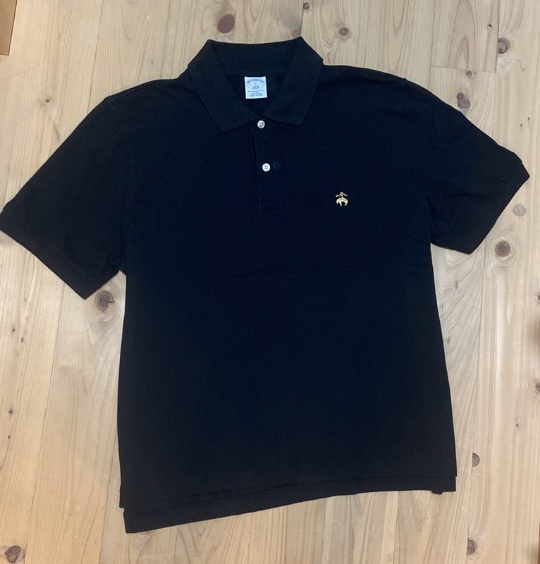 Brooks Brothers ブルックスブラザーズ SLIM FIT 半袖 ポロシャツ 黒 