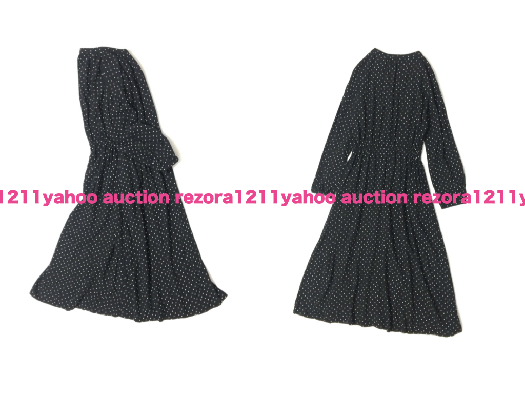 Global Work グローバルワーク ss レトロ クラシック ドット 水玉 とろみ スキッパー シャツ ロング マキシ ワンピース レディースファッション 売買されたオークション情報 Yahooの商品情報をアーカイブ公開 オークファン Aucfan Com