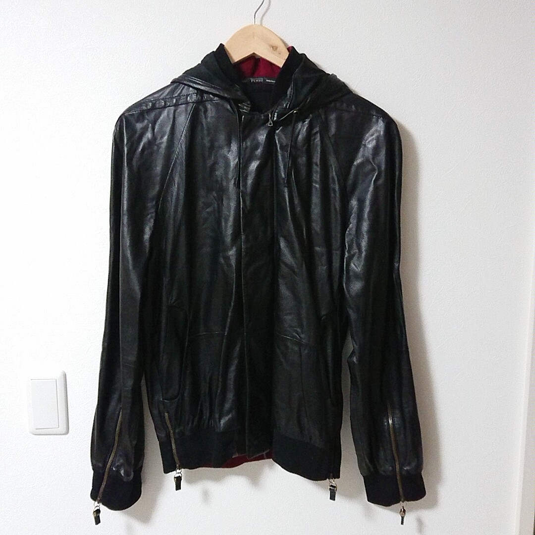 ジャンフランコフェレ GIANFRANCO FERRE ブラックジャケット 黒系