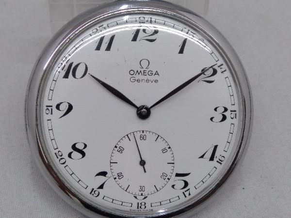 ジャンク OMEGA オメガ アンティーク 懐中時計 1円スタート！稼働品