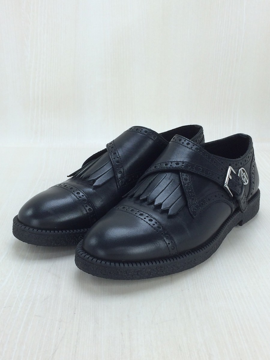 超激得，新品 ARMANI JEANS シューズ/36/黒/ブラック/レザー/靴/フリンジ(レディースシューズ)｜売買されたオークション情報、yahooの商品情報をアーカイブ公開 - オークファン その他