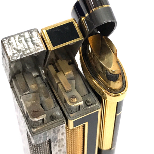 ガスライター Dunhill - サンローラン 0 2026年最新ダンヒルローラガスライターの人気アイテム ダンヒル イヴ・サンローラン ガスライター ローラー式 他 ジッポー オイルライター 喫煙具 着火× 5点セット