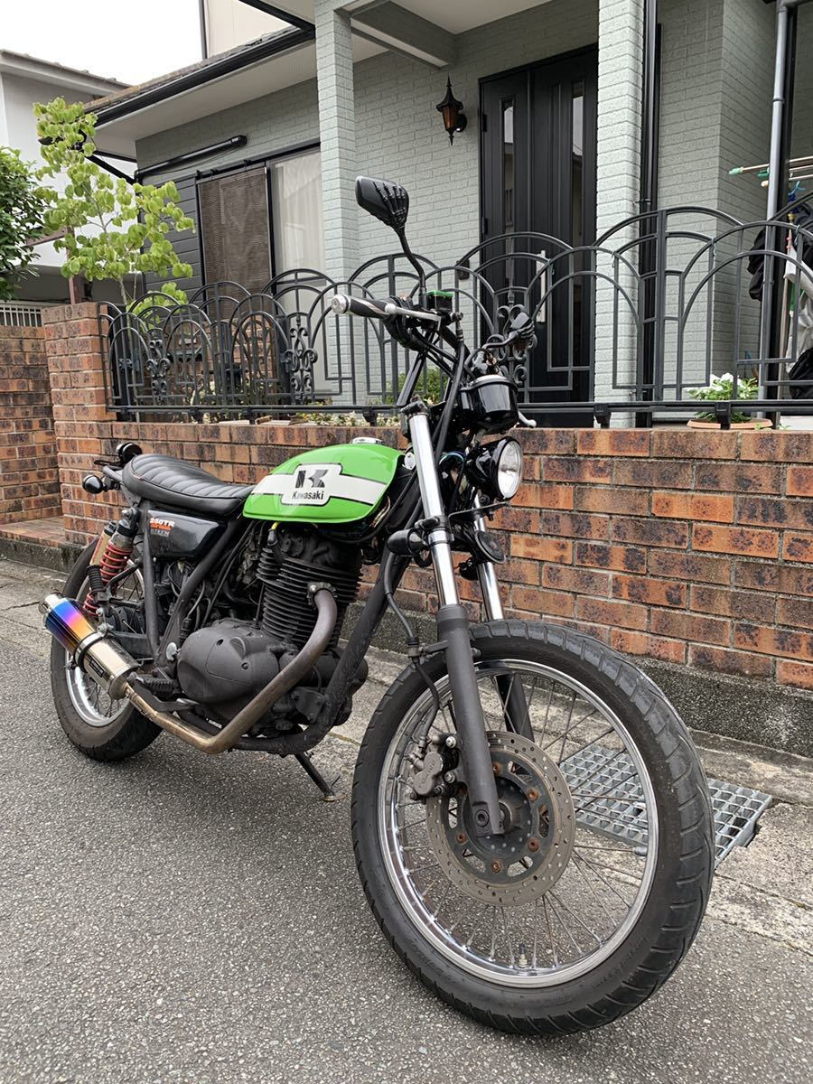 カワサキ　250TRキャブ車　カスタム