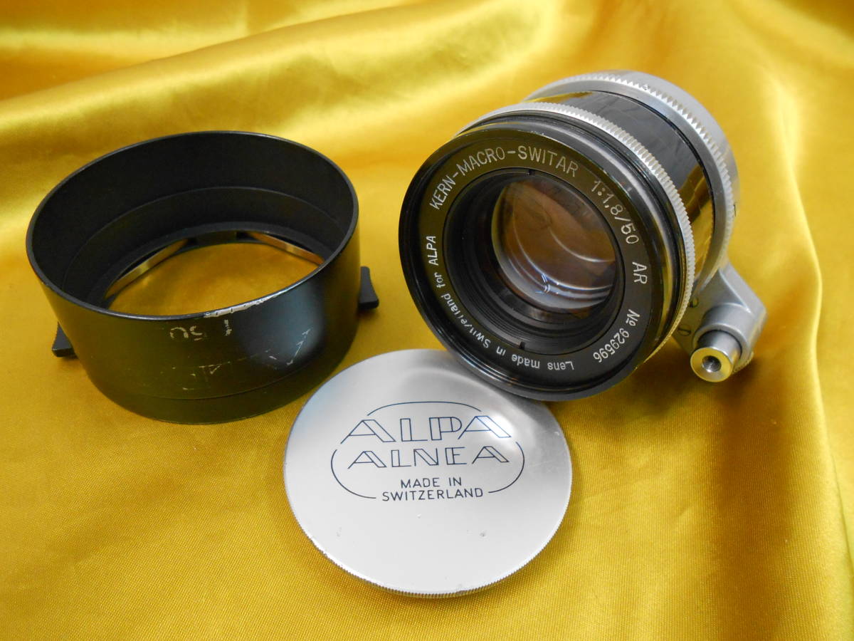 50mm AR Alpa Kern Macro-Switar ALPA KERN-MACRO-SWITAR F1.8 中古 