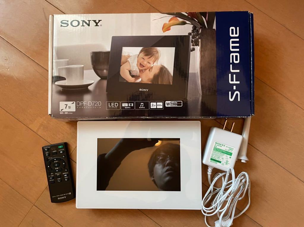 SONY S-FRAME 7型 DPF-D720 デジタルフォトフレーム　ホワイト_1