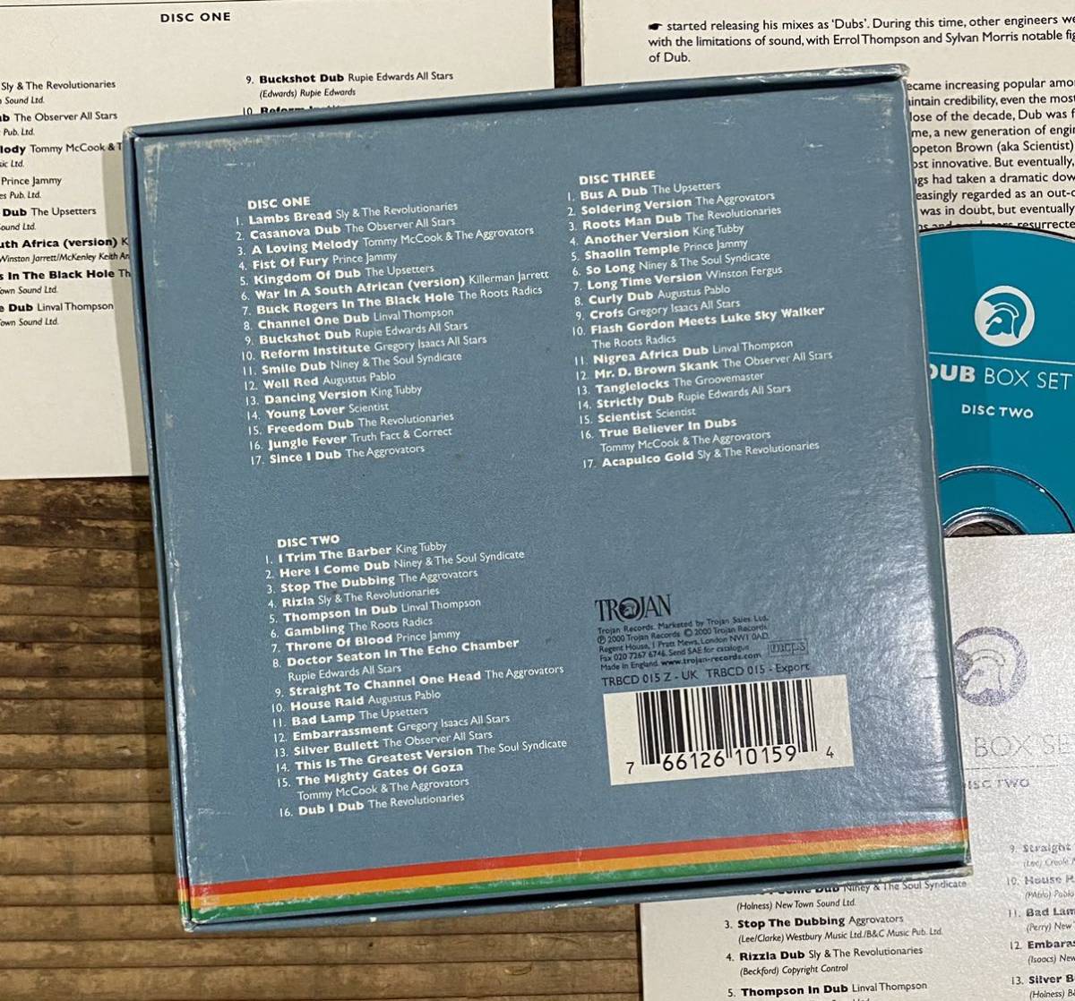 Box Trojan Set Various 3CD DUB BOX SET Roots King BOX仕様TROJAN 