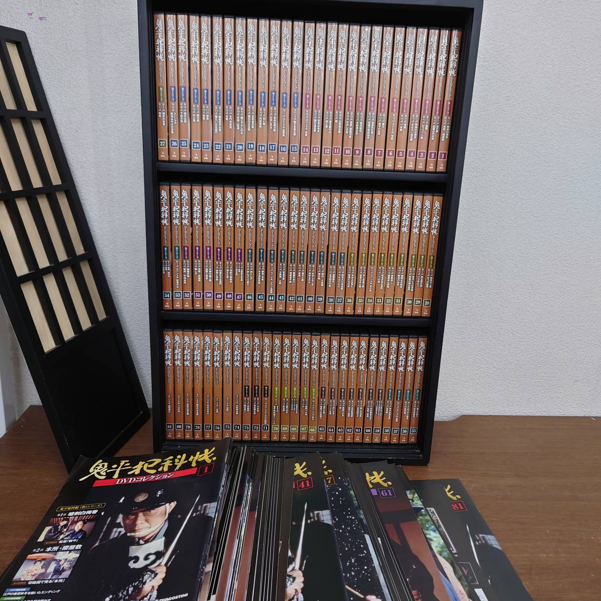 即決 鬼平犯科帳 DVDコレクション 全81巻 冊子 BOX付 □DVD全81巻