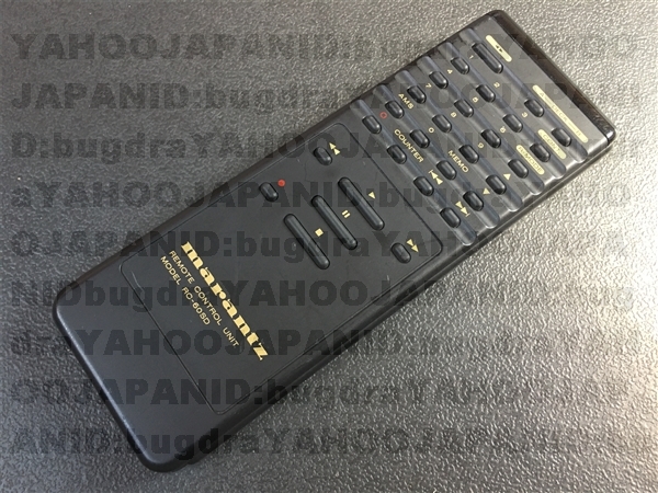 marantz マランツ 3ヘッドカセットデッキ用リモコン RC-60SD 即決 送料無料