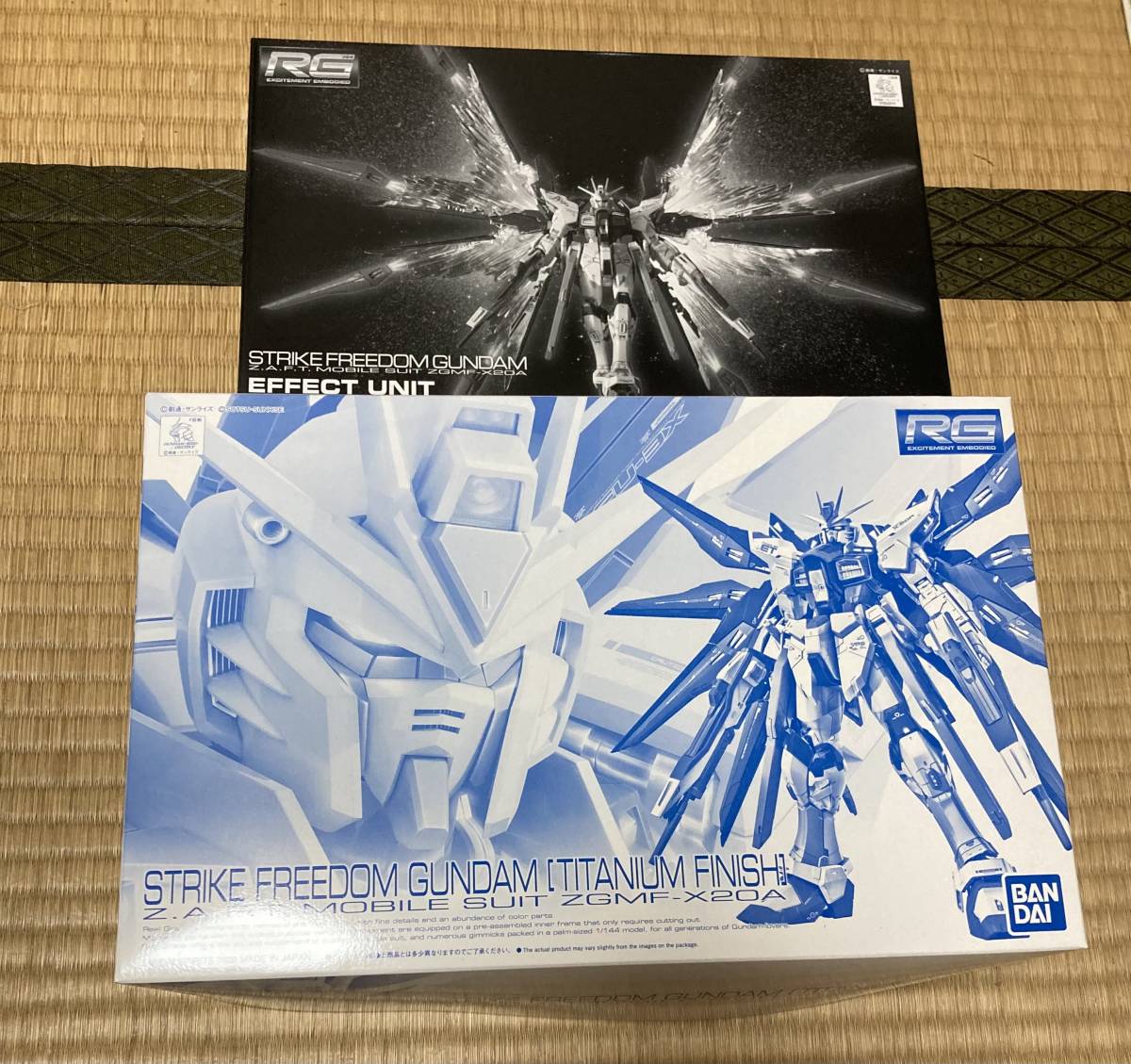RG ストライクフリーダムガンダム チタニウムフィニッシュ 拡張