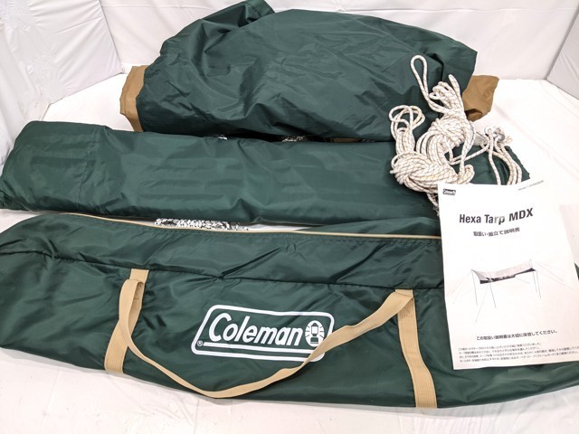 Z83/タープ■Colemanコールマン ヘキサタープ MDX 170T8350R■キャンプやBBQなどに!!