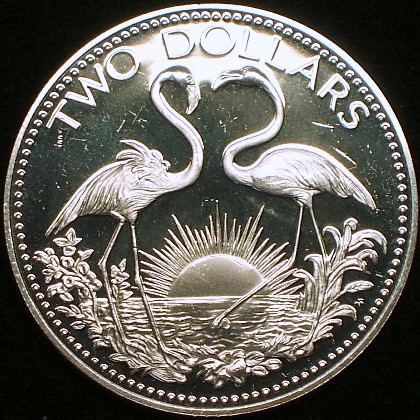バハマ大型銀貨】(1974年銘 30.0g プルーフ) | ZEITMECHANIK.NET