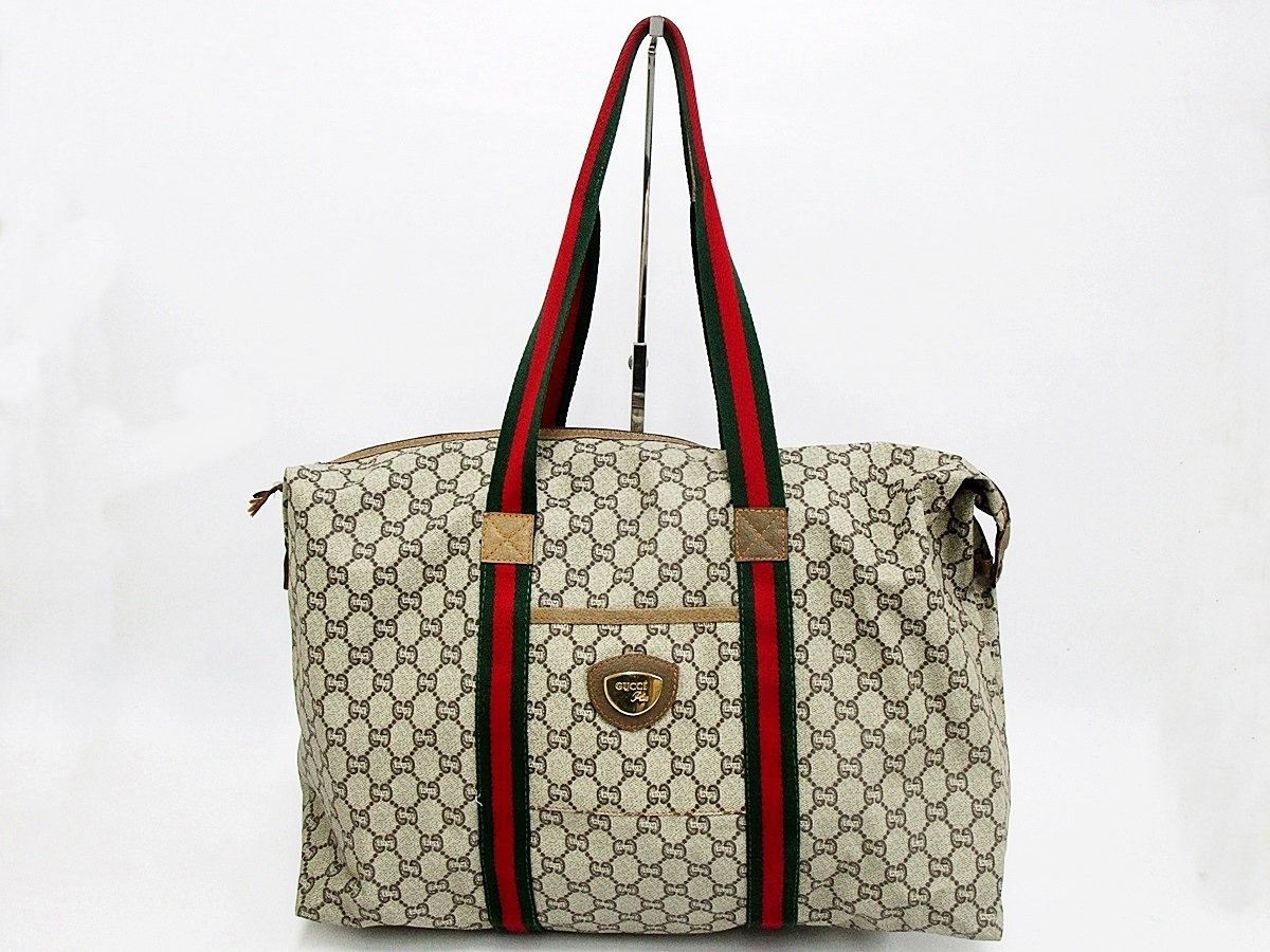 05 56-427728-03 [Y] GUCCI グッチ シェリーライン トートバッグ