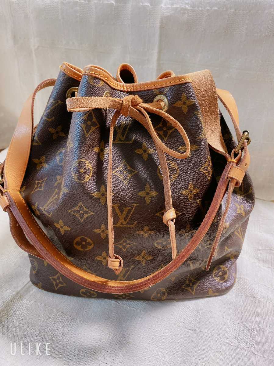 LOUIS VUITTON ルイヴィトン モノグラム 巾着ショルダーバッグ