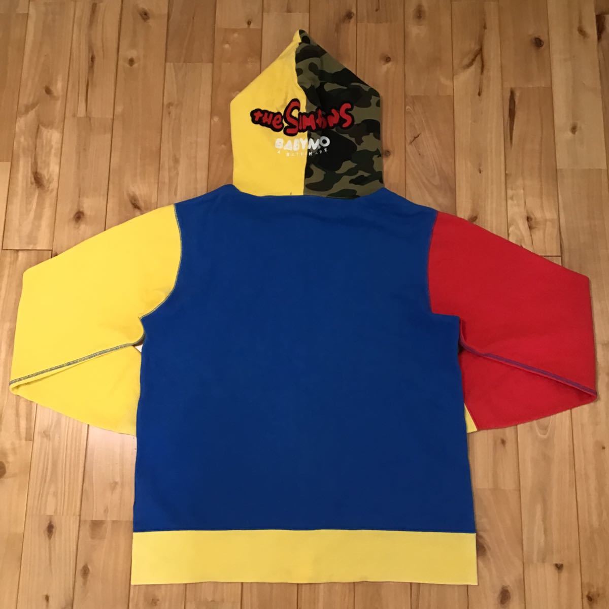 ☆XL☆ THE SIMPSONS × BAPE BART full zip hoodie a bathing ape baby 