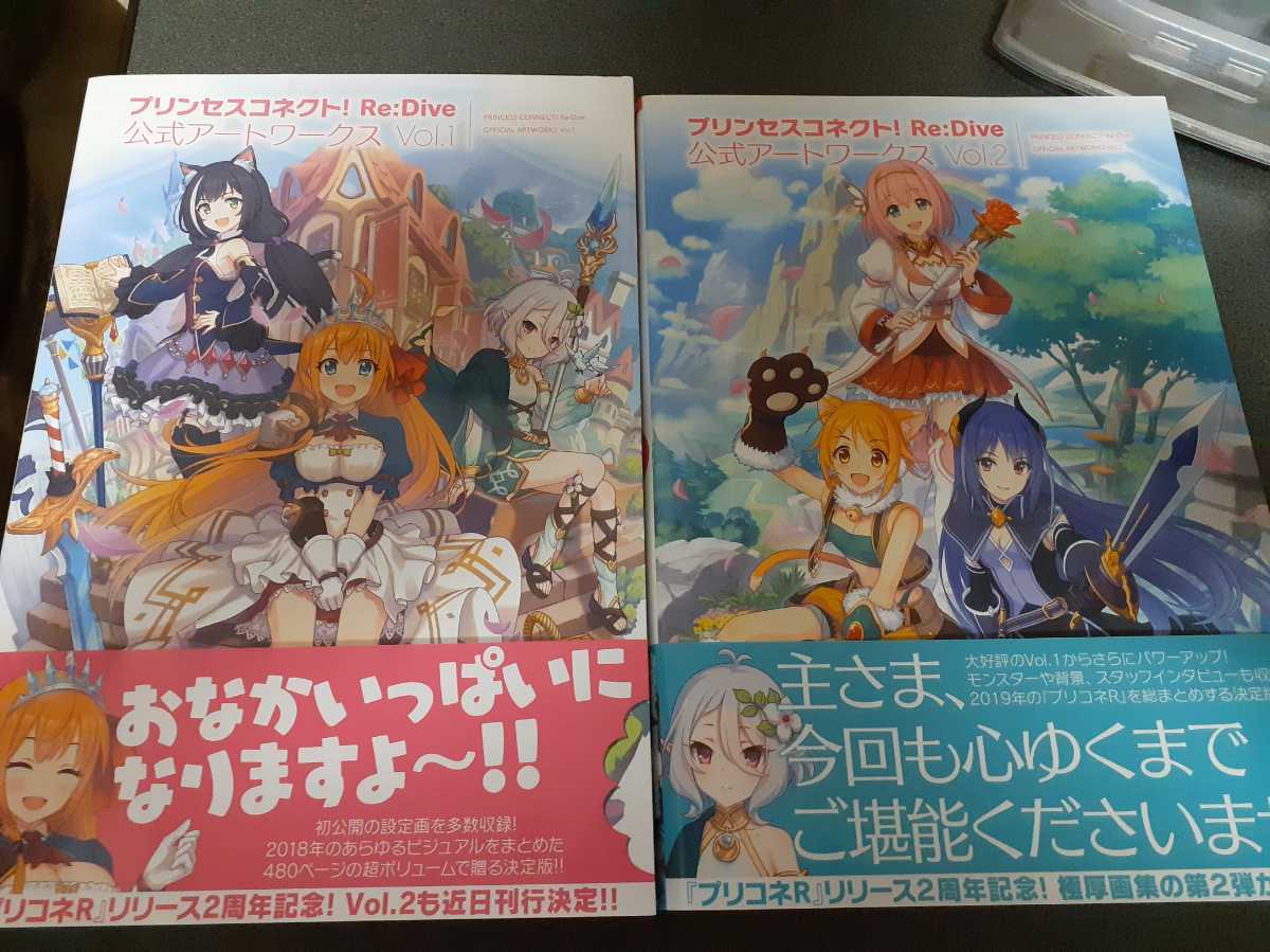 【正規品，100%新品】 プリンセスコネクト Re:Dive 公式アートワークス 2冊(ゲーム設定資料集)｜売買されたオークション情報、yahooの商品情報をアーカイブ公開 - オークファン ゲーム設定資料集