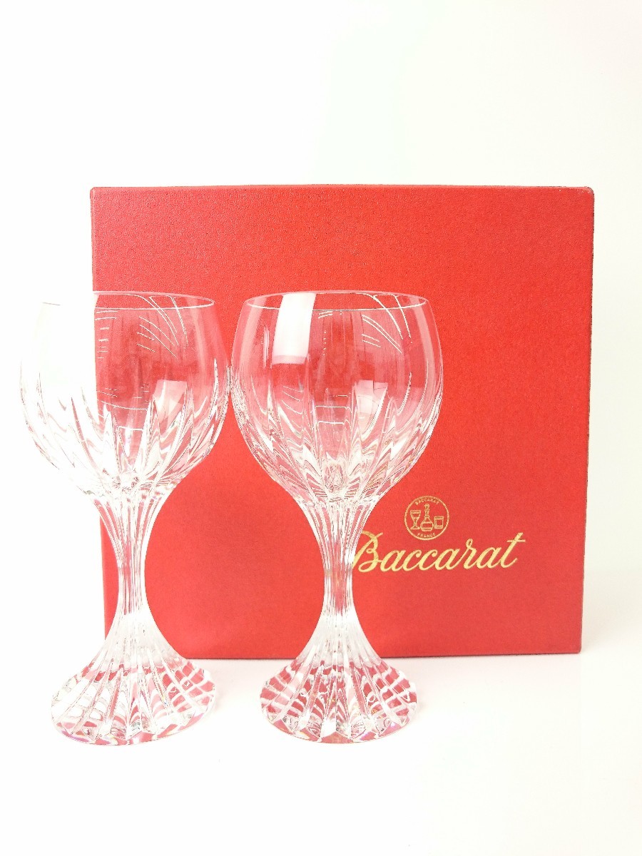 限定SALE，大得価 Baccarat マッセナ/ワイングラス/2点セット/CLR(バカラ)｜売買されたオークション情報、yahooの商品情報をアーカイブ公開 - オークファン バカラ