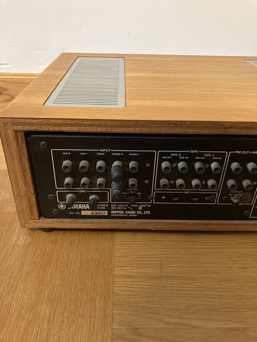 ヤマハ CA-1000Ⅲ プリメインアンプ CA-1000 - 展示コレクション