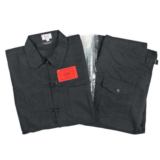 60 デッドストック フレンチ チャイナ シャツ ジャケット パンツ