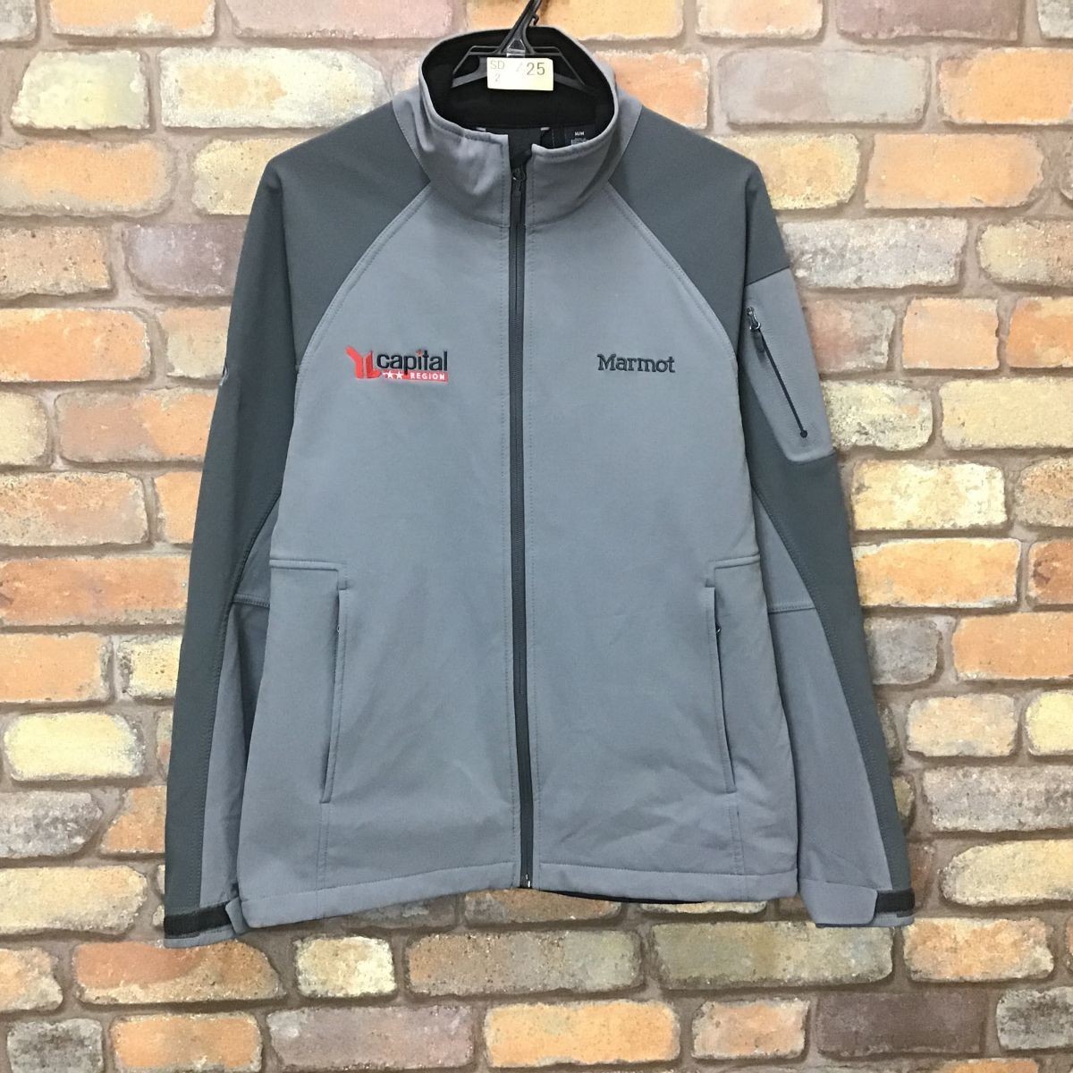 【最安値，低価】 SD2-425 US買付品 Marmot マーモット 裏フリース ソフトシェルジャケット メンズ M 灰 アウトドア 登山 釣り キャンプ 古着(男性用)｜売買されたオークション情報、yahooの商品情報をアーカイブ公 男性用