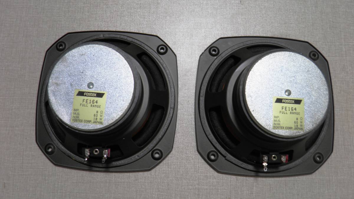 FOSTEX FE164 - フォステクス ペア Yahoo!オークション フルレンジ 1円