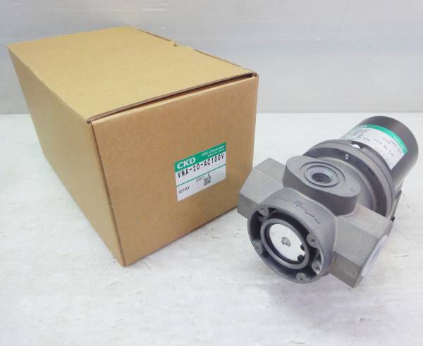KK4604b 使用 CKD ガス遮断弁 VNA-20 クイックオープンタイプ 電磁弁 100V 0～30kPa