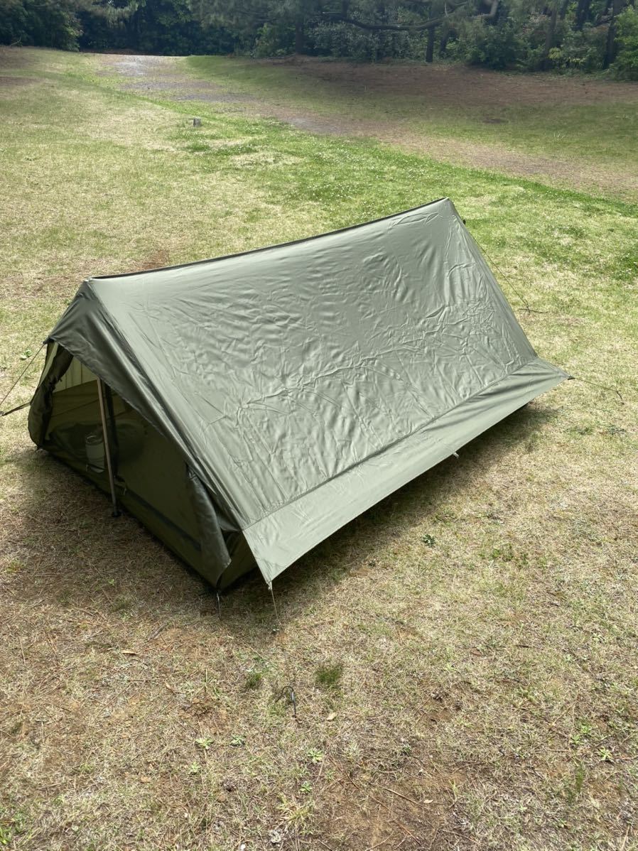 軍放出品 テント 軍幕 ポンチョテント ハンガリー軍放出品 テント