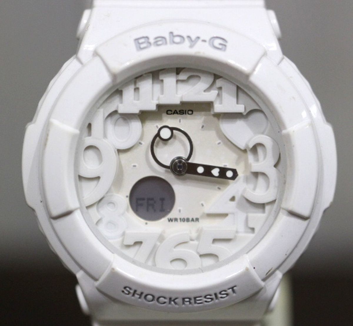 超激得 定価1.5万円弱 良品 カシオ Baby-G ベイビーG Gショック BGA-131 アラビア数字 ホワイト 時計 クオーツ(コラボレーションモデル)｜売買されたオークション情報、yahooの商品情報をアーカイブ公開 - G-SHOCK