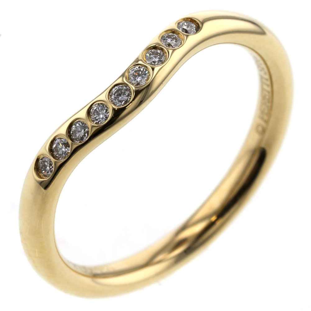 ティファニー フック＆アイ リング 指輪 9号 925 750 コンビ