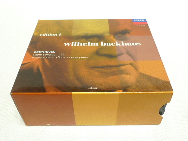輸入CD-BOX8枚組★　DECCA wilhelm backhaus edition 1 ヴィルヘルム・バックハウス エディション1　★ベートーヴェン