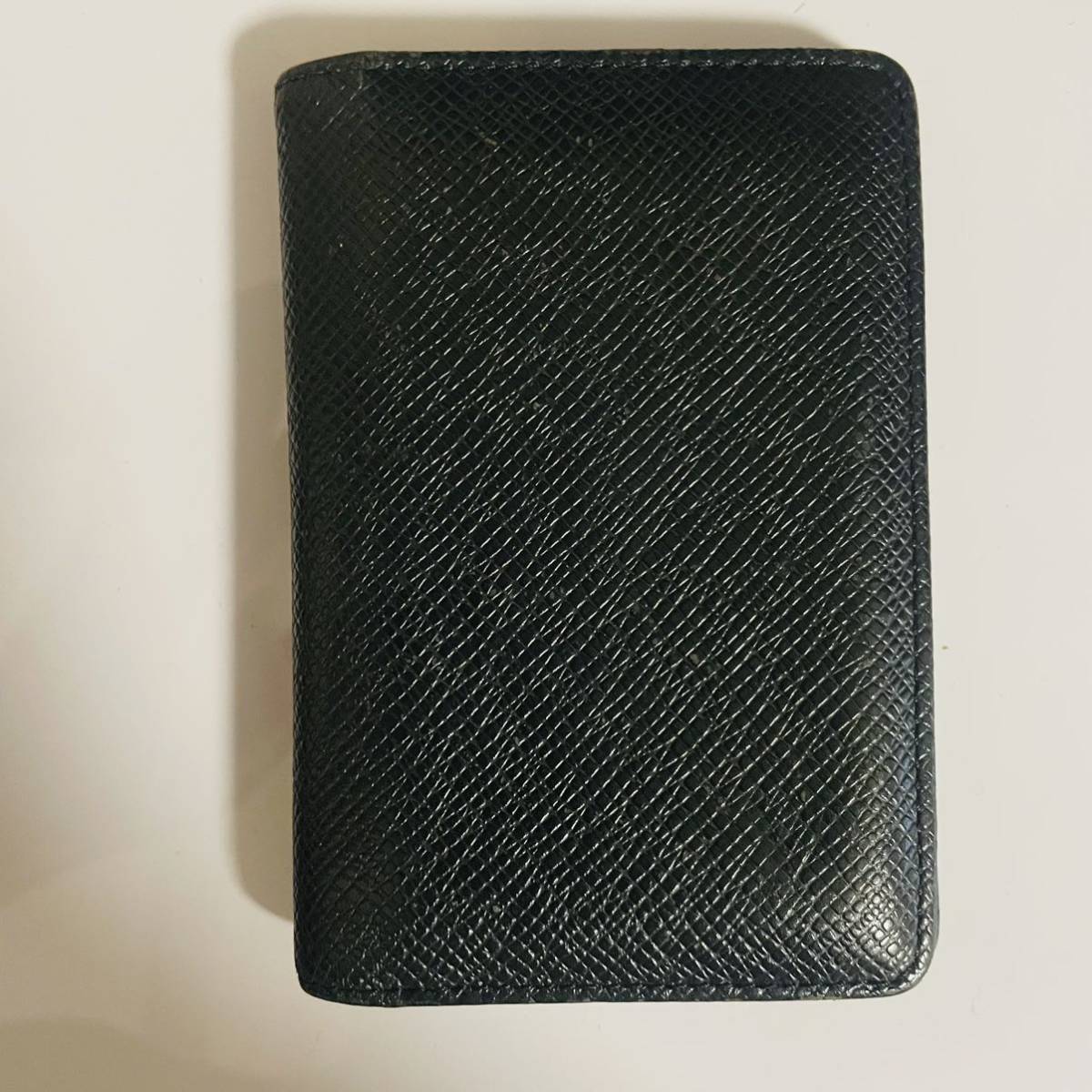 本物　美品　ルイヴィトン LOUIS VUITTON オーガナイザードゥポッシュ M30512 名刺入れ カードケース タイガレザー アルドワーズ 黒 LOUIS VUITTON ルイヴィトン ジッピー ❣️極美品❣️ルイヴィトン ルイヴィトンの通販