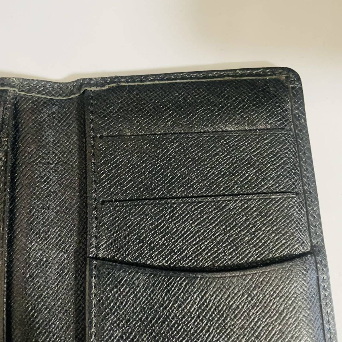 本物　美品　ルイヴィトン LOUIS VUITTON オーガナイザードゥポッシュ M30512 名刺入れ カードケース タイガレザー アルドワーズ 黒 LOUIS VUITTON ルイヴィトン ジッピー ❣️極美品❣️ルイヴィトン ルイヴィトンの通販