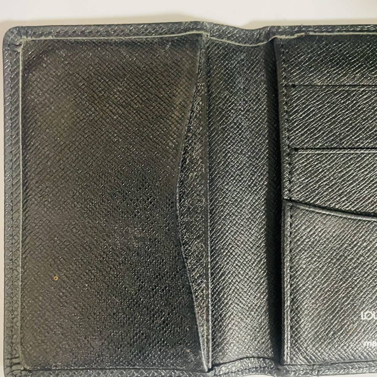 本物　美品　ルイヴィトン LOUIS VUITTON オーガナイザードゥポッシュ M30512 名刺入れ カードケース タイガレザー アルドワーズ 黒 LOUIS VUITTON ルイヴィトン ジッピー ❣️極美品❣️ルイヴィトン ルイヴィトンの通販