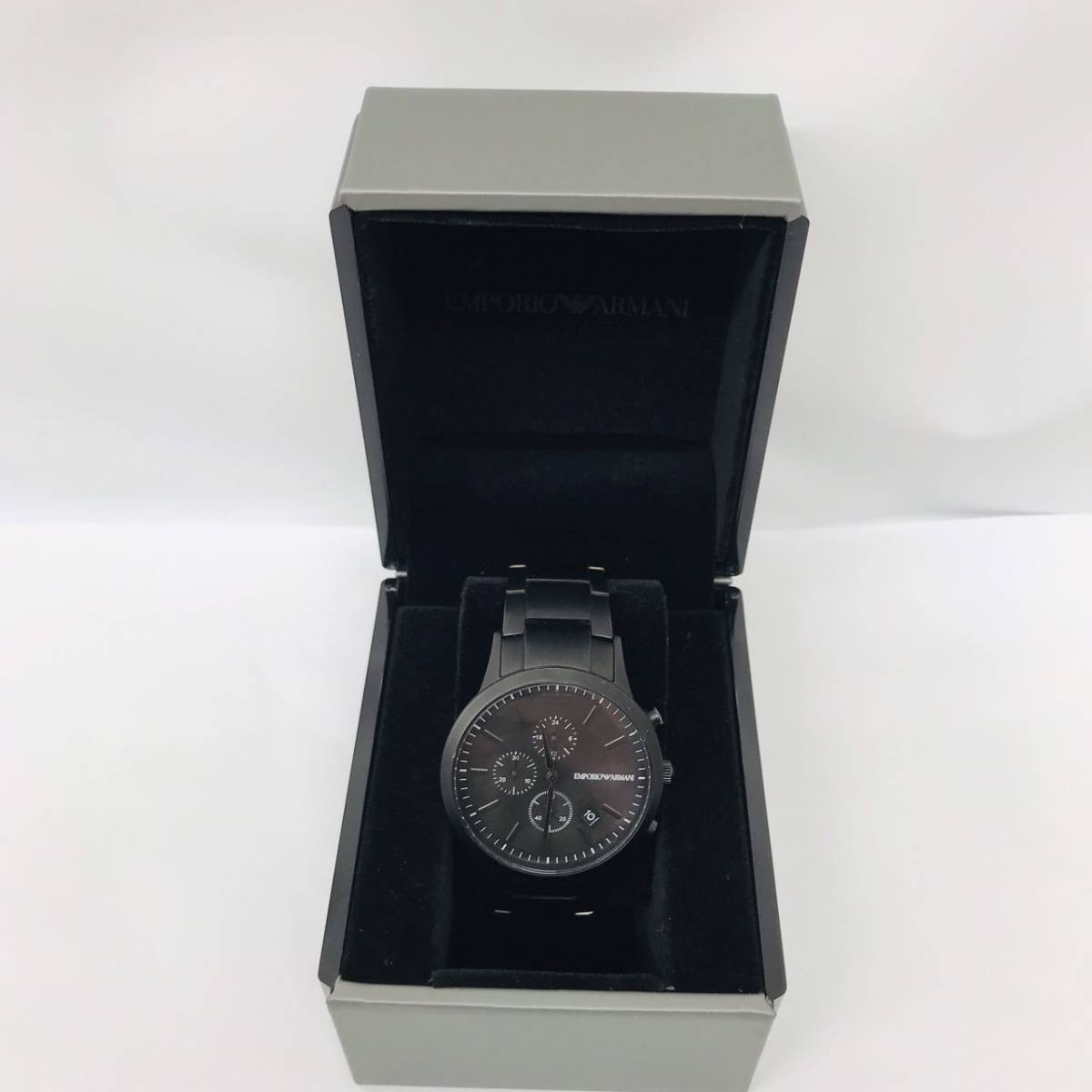 可動中☆EMPORIO ARMANI RENATO マザーオブパール文字盤 AR11275
