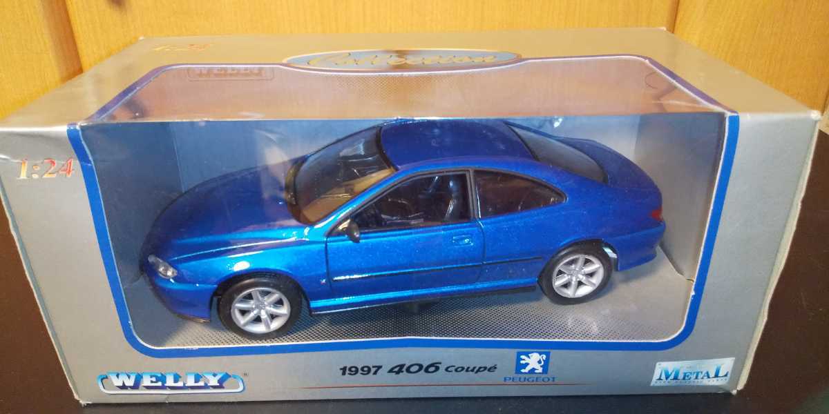 1/24 WELLY PEUGEOT 1997 プジョー406クーペ 0 - プジョー 2099W Coupé